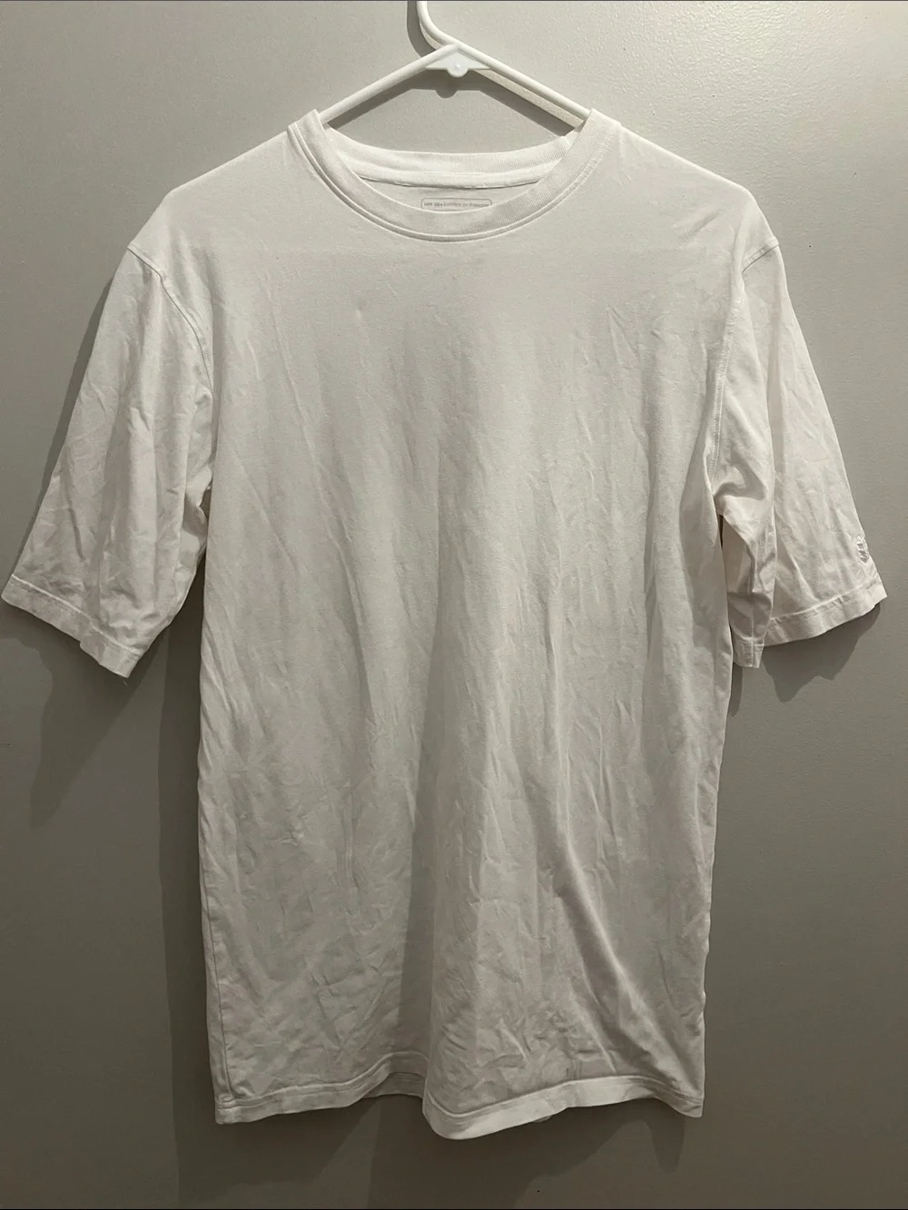 Men’s Morada Everyday Short Sleeve T-Shirt - Coolibar - Size Small - White